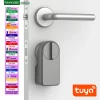 A1 Pro Bluetooth Smart Door Lock Tuya APP Telecomando Sblocco senza chiave Smart Life Cilindro Installazione semplice fai-da-te