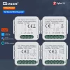 GIRIER Tuya ZigBee 3.0 Modulo Smart Switch Nessun cavo neutro richiesto Smart Home, Casa Intelligente Interruttore della luce fai da te Funziona con Alexa Google Home